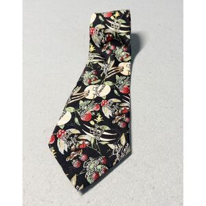 Vintage 1997 Nicole Miller Neck Tie Hand Sewn 100% Silk‎ Food & Drink Tie